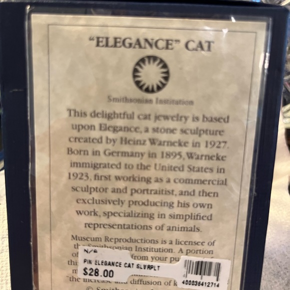 Really pretty new cat pin in box #140 - Picture 2 of 4